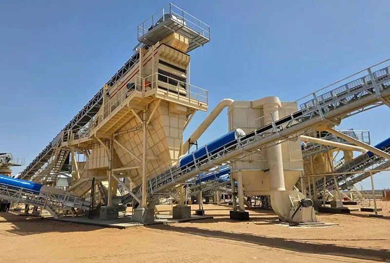 img of Saudi Arabia 1000TPH limestone crushing production line project
